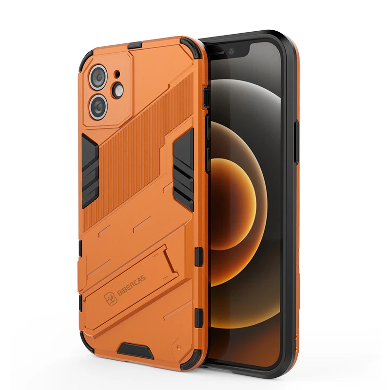 

Case For iPhone 12 Pro Max 11pro 7 8 Plus XS XR Back Cover Holder Ultra Thin Kickstand Phone Case For iPhone 12 Mini