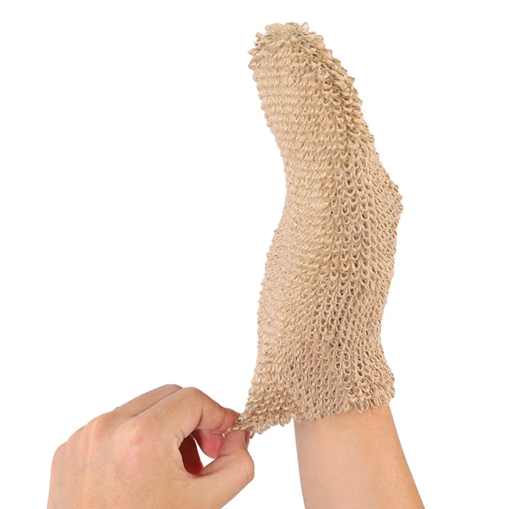 

Shower Exfoliatingbath Gloves Sponge Body Mitt Glove Women Scrubber Loofah Washcloth Spongeswashcloths Scrub Brush Pads Strap