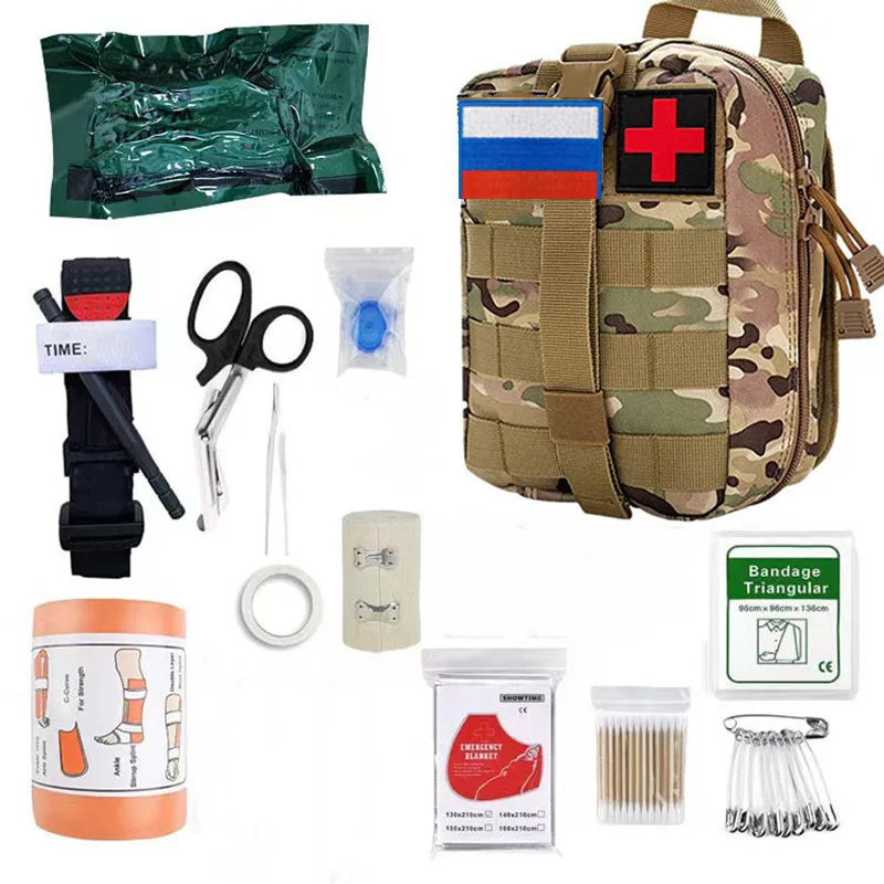 

Outdoor First Aid Kit Tactical Molle Medical Bag Military EDC Waist Pack Hunting Camping Climbing Emergency Survival Bag