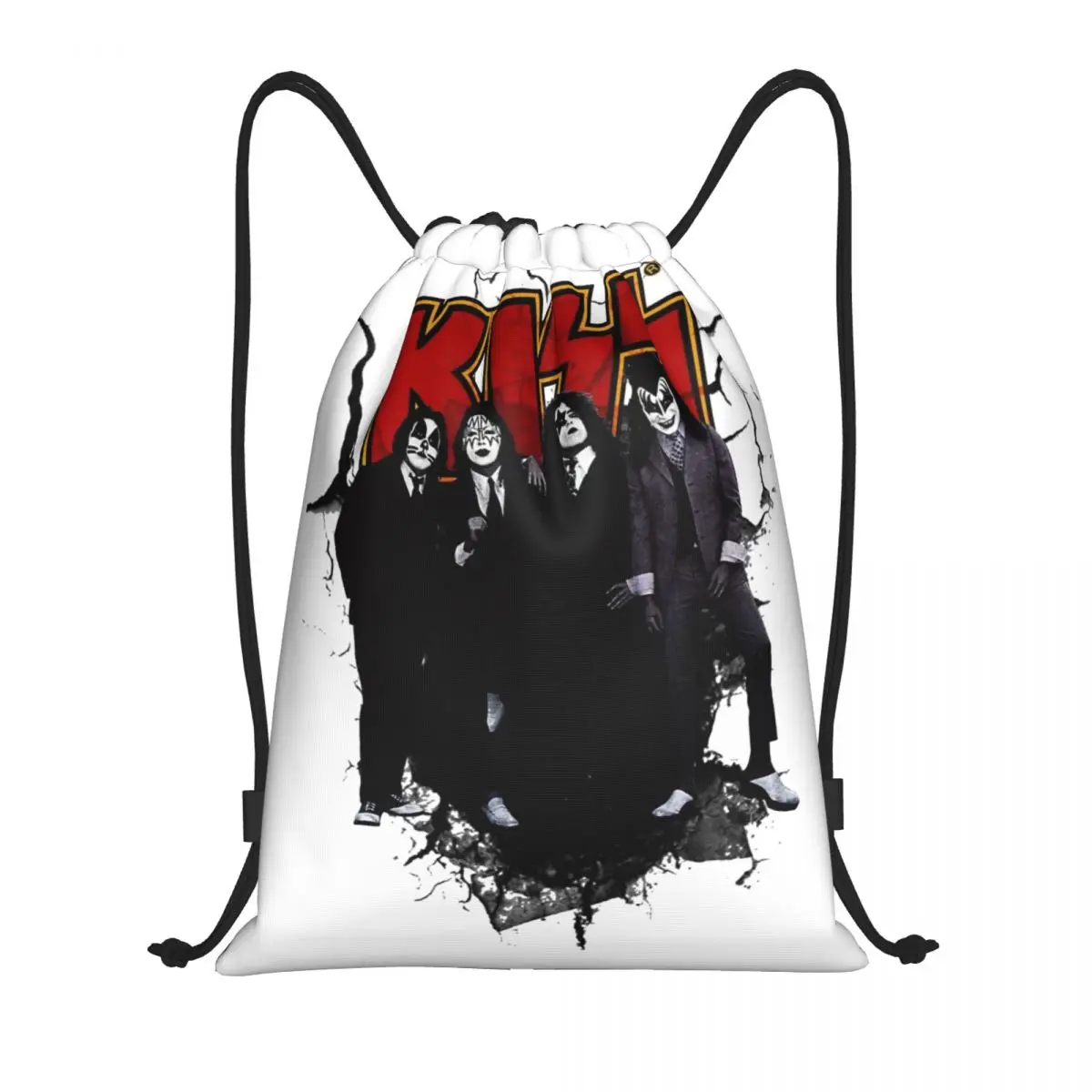 Рюкзак на шнурке KISS The Band спортивный рюкзак для тренировок