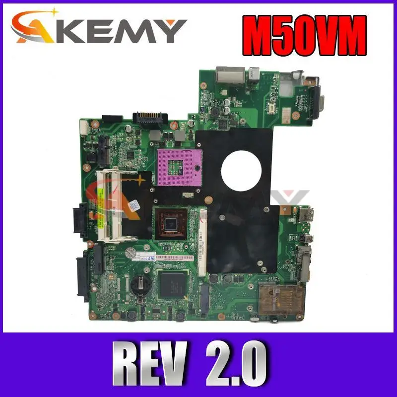 

AKemy Motherboard Model: M50VM REV: 2.0 für ASUS X57V, X57VN, M50VN, PRO58V Notebooks