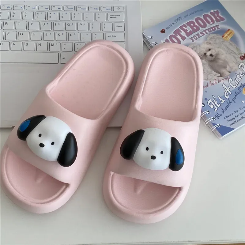 Сандалии Snoopy женские на толстой подошве летние домашние Тапочки для ванной