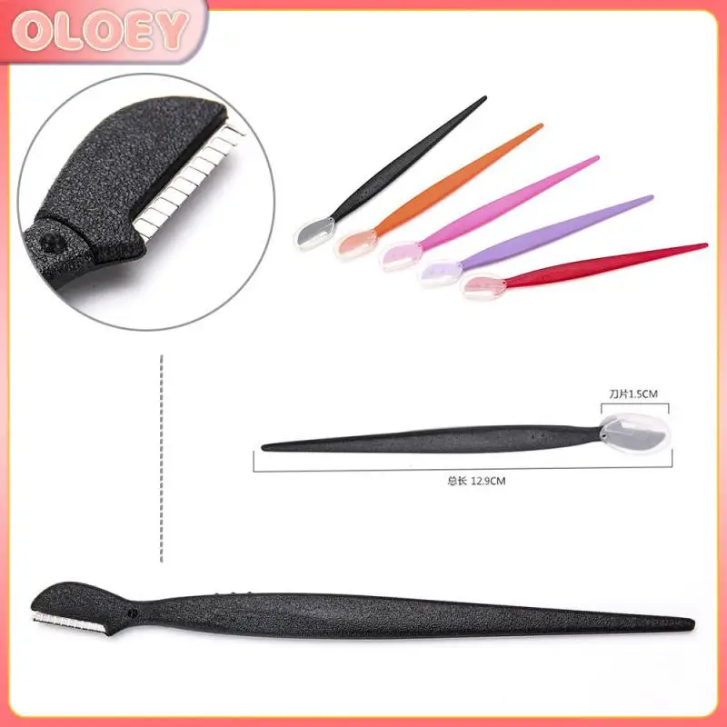 

1Pcs Portable Eyebrow Trimmer Hair Remover Set Women Face Razor Eyebrow Trimmers Blades Shaver For Makeup Cosmetic Kit