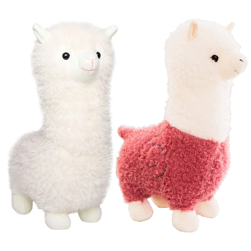 

Alpaca Plush Toy Llama Stuffed Animal Toy Plushie Hug Pillow Soft Fluffy Cushion Super Christmas Valentine Gift