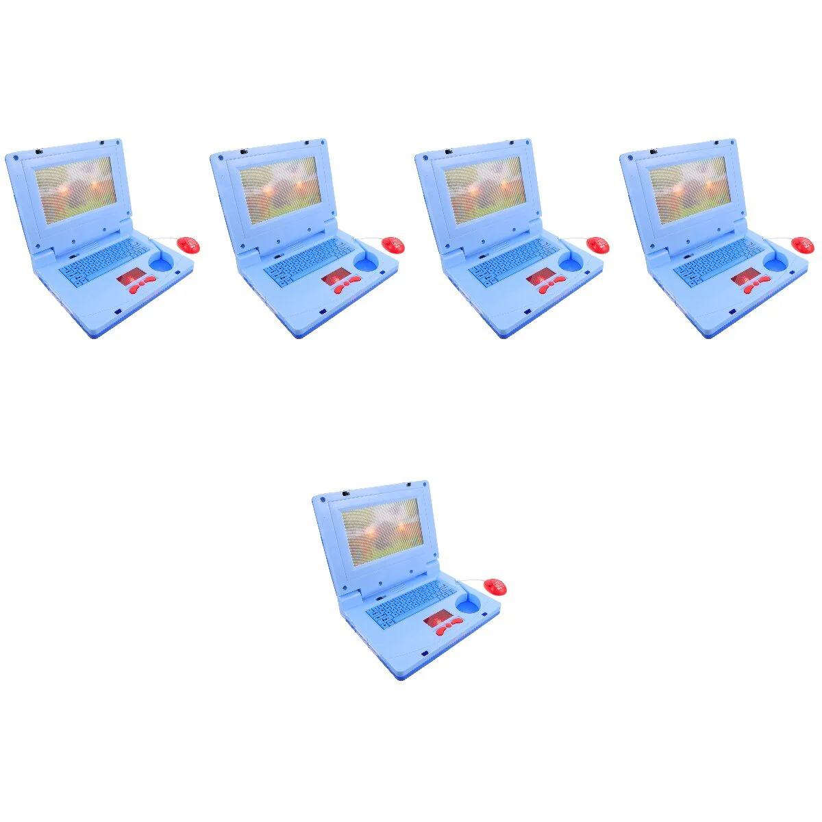 

5 детских ноутбуков, Детская мышь, Когнитивная Детская Пластмассовая компьютерия и игры, Забавный обучающий малыш