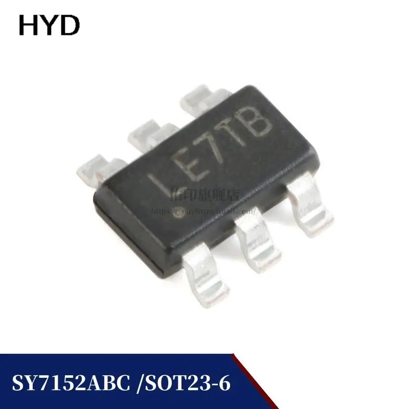 10 PCS  SY7152ABC  silk-screen LE SOT - 23-6  DC - DC boost converter/voltage regulator IC