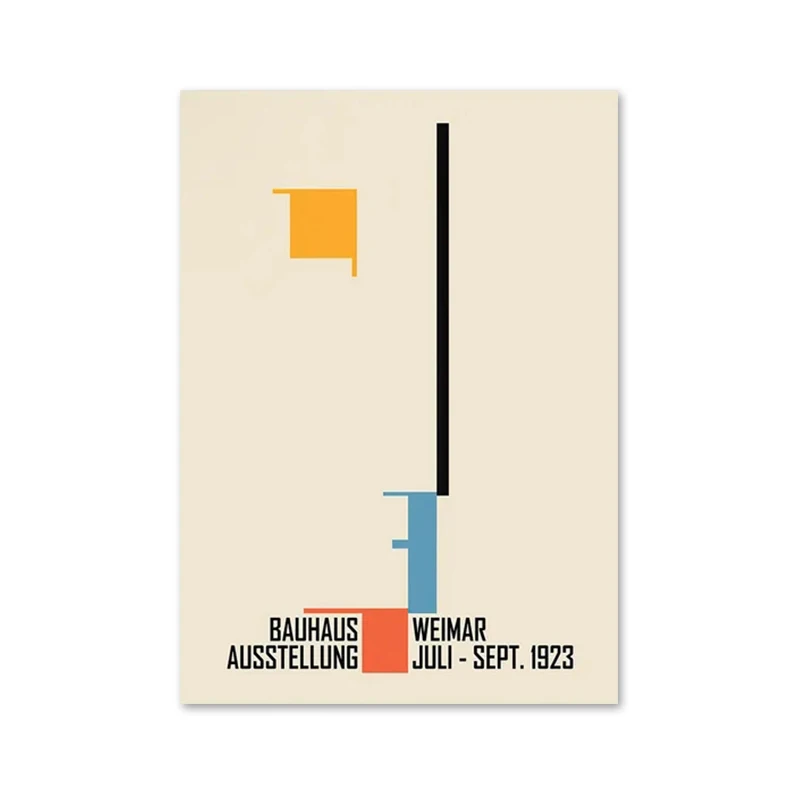 

Постеры Bauhaus Geometry Mondrian WJWANG