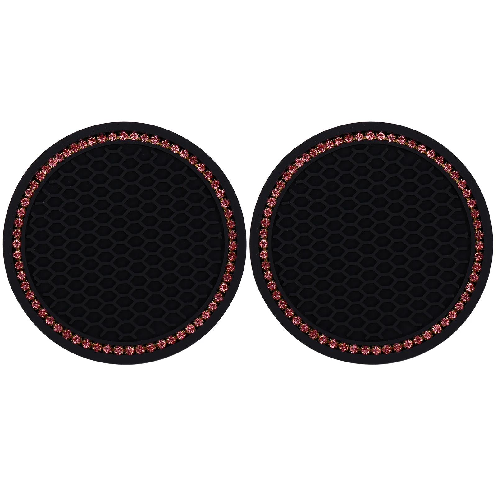 

2pcs Automobile Cup Mat Teacup Pad Decoration Accessories Car Coasters