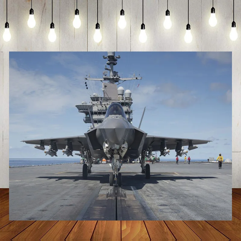 

Фон для фотосъемки с изображением истребителя, основы самолета, баннера, украшение для вечеринки в честь Дня Рождения