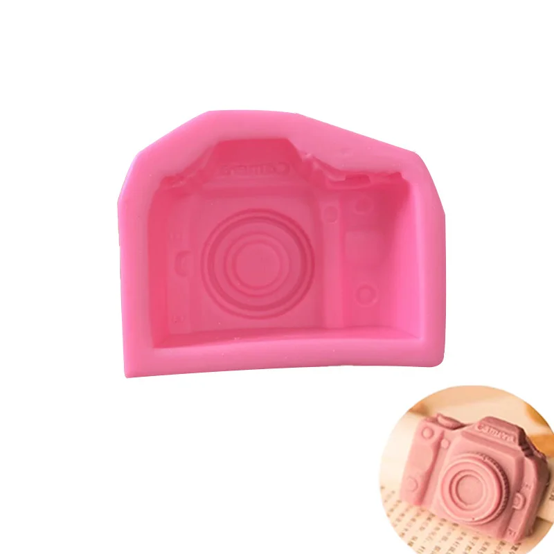 

3D Camera Silicone Molds DIY Sugarcraft Fudge Chocolate Cookies Soap Resin Mold Fondant Cake Decorating Polymer Gumpaste Tools