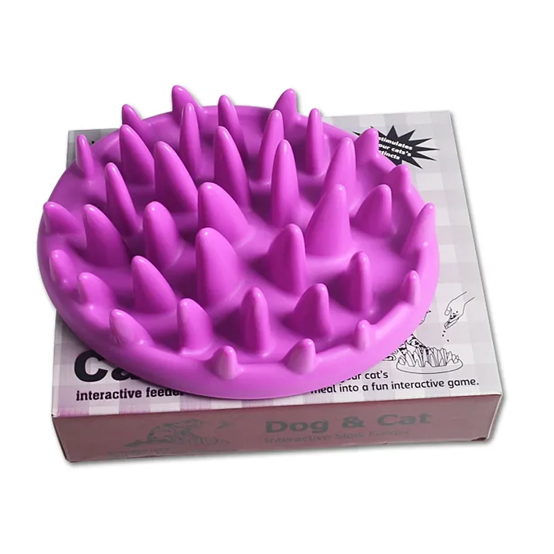 

Pet Catch Interactive Slow Feeding Bowl, Anti-gulping Pet Bowl Insert Feeder, Bloat Gobble Stopper Dog Feeding Bowls Diet Dishes