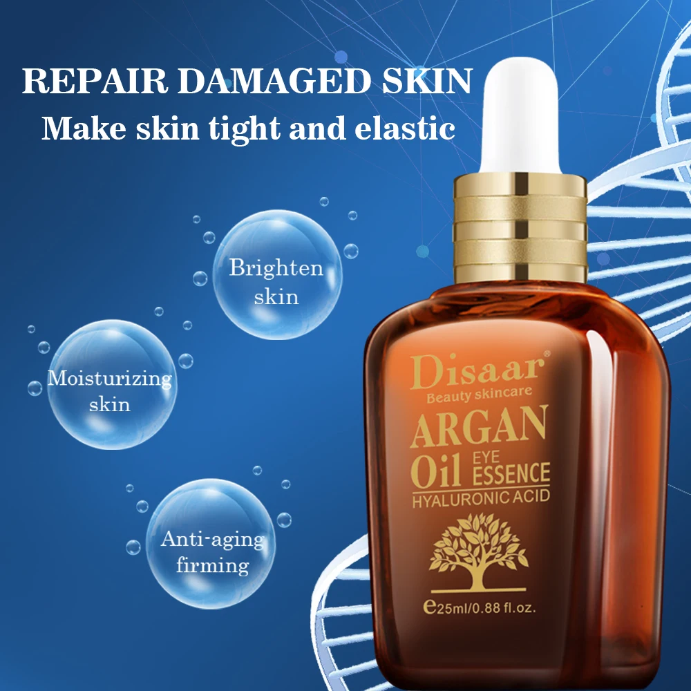 

Эссенция Disaar с аргановым маслом для глаз, сыворотка против тёмных кругов и выцветания, против старения, Укрепляющий Уход за глазами, 25 мл, ...