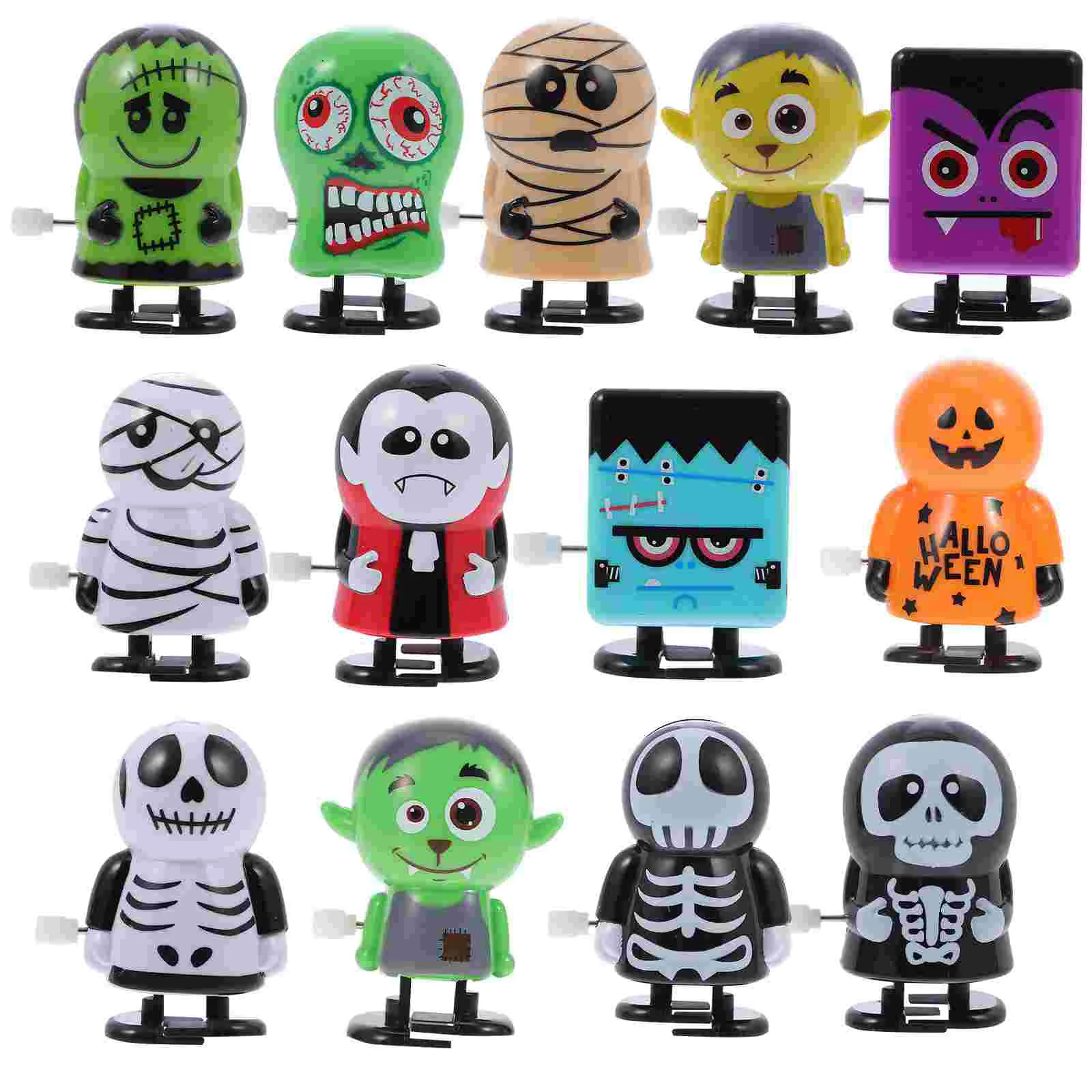 

13pcs Cartoon Walking Toys Wind-Up Dolls for Party Kids Children