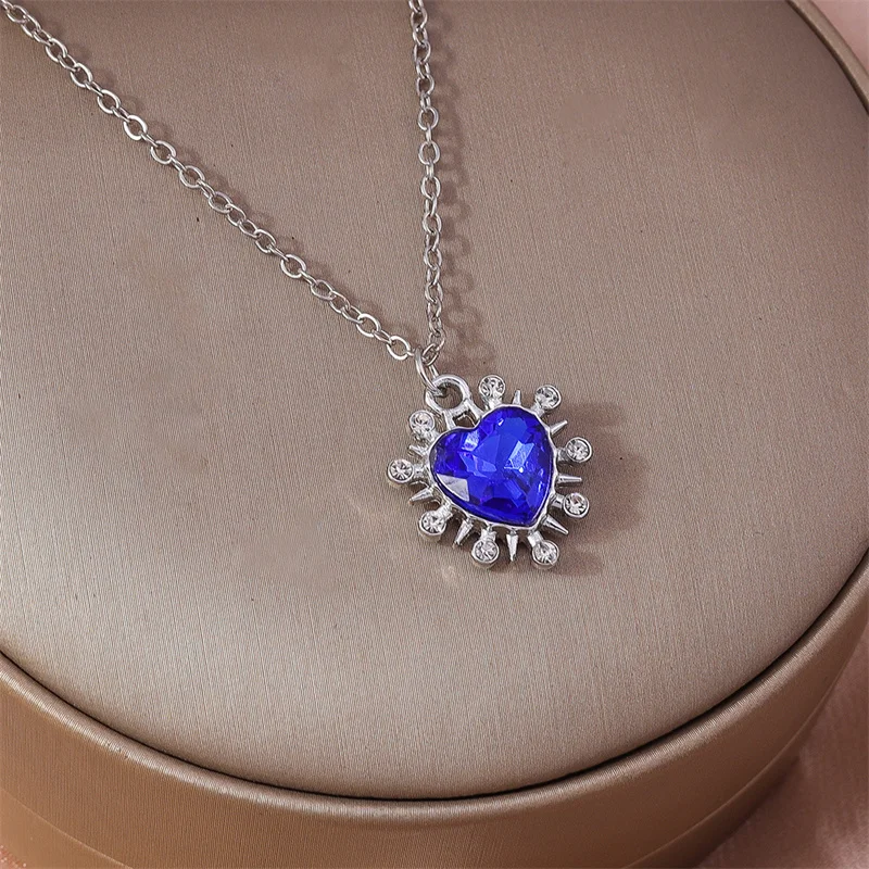 Aihua новинка подвеска цвета морской волны синей любви навсегда ожерелье для