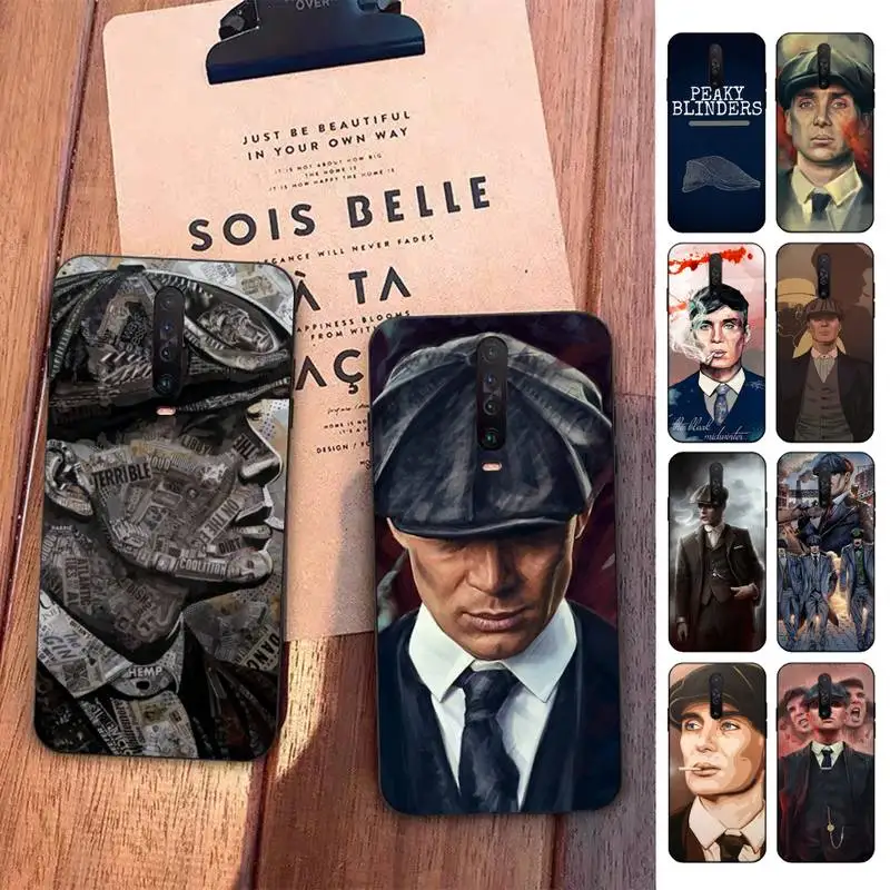 

Peaky Blinders Thomas Shelby Lambskin Phone Case for Redmi 5 6 7 8 9 A 5plus K20 4X S2 GO 6 K30 pro