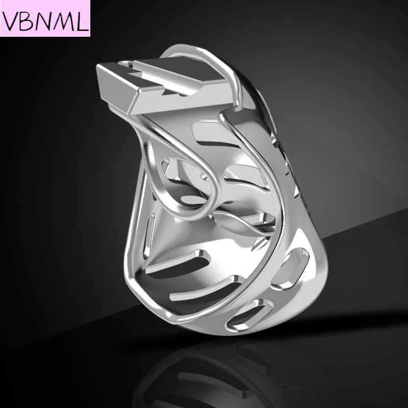 VBNML 316L Stainless Steel Male With Full Enveloping Chastity Lock Binding Chastity Device Sex CB Armor No. 1 BDSM Props