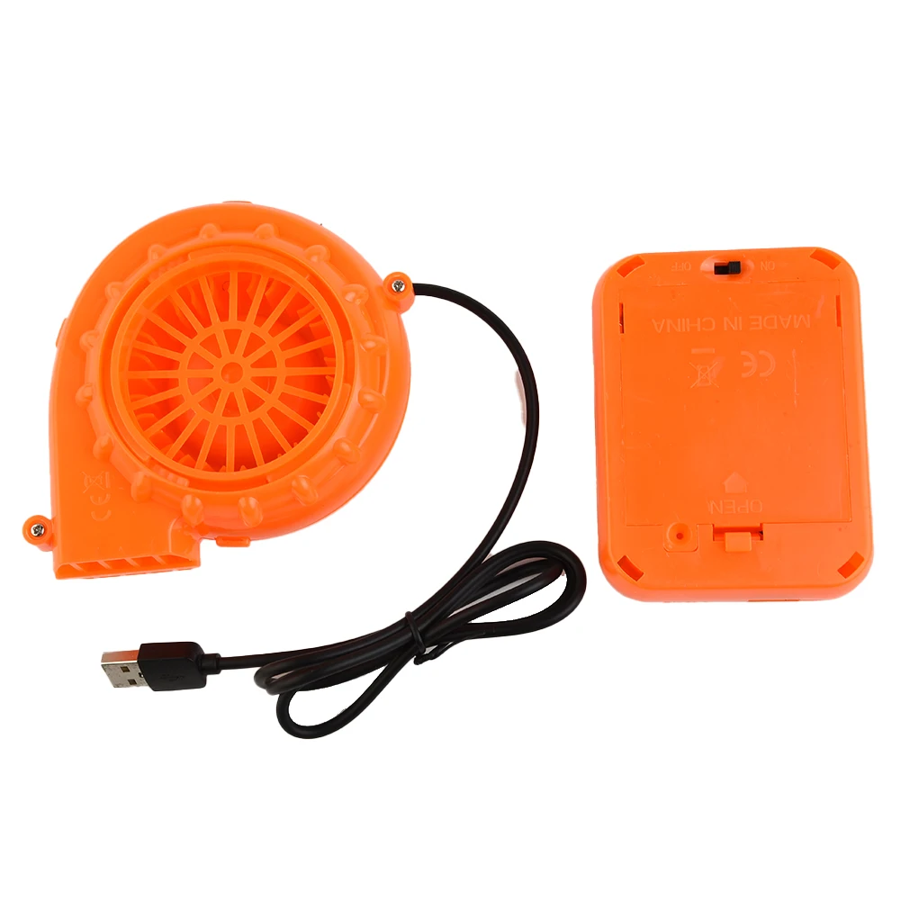 1set Blower With USB Cable Electric Mini Fan Air Blower For Inflatable Toy Costume Doll Battery Powered USB