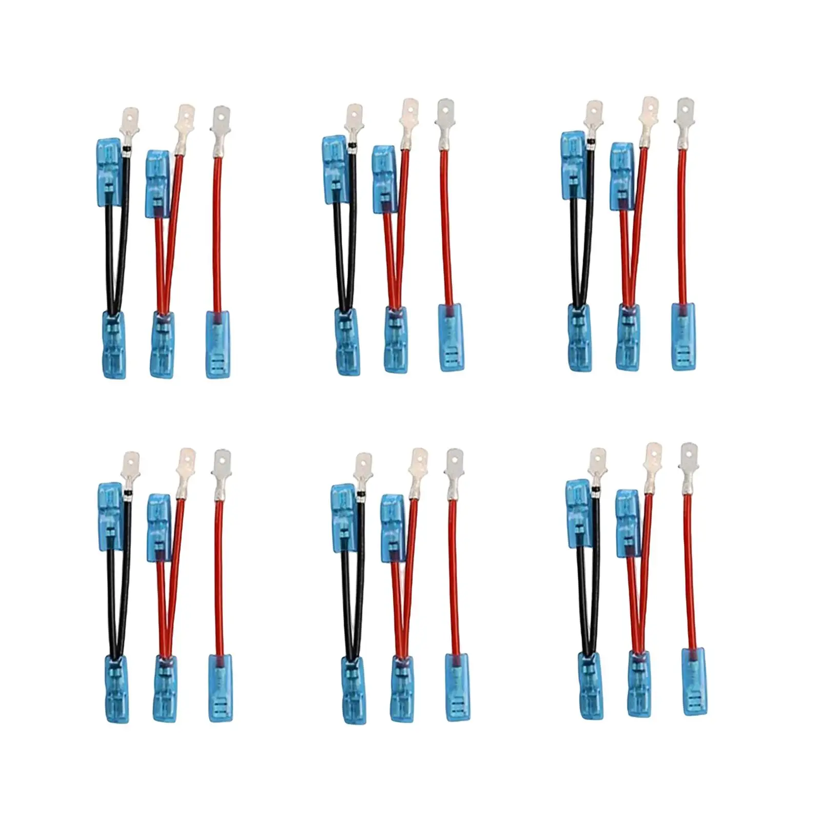 

6Pcs 5 Pin Rocker Switch Jumper Wires Set On Off Rocker Switch Wiring Portable Accessory Durable for Trucks auto Car