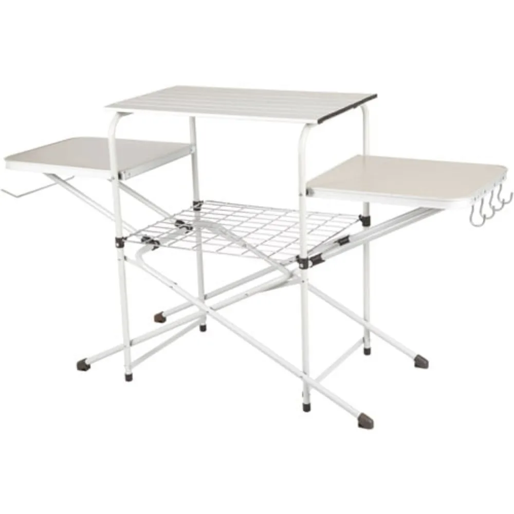 

Ozark Trail Camp Kitchen Cooking Stand with Three Table Tops