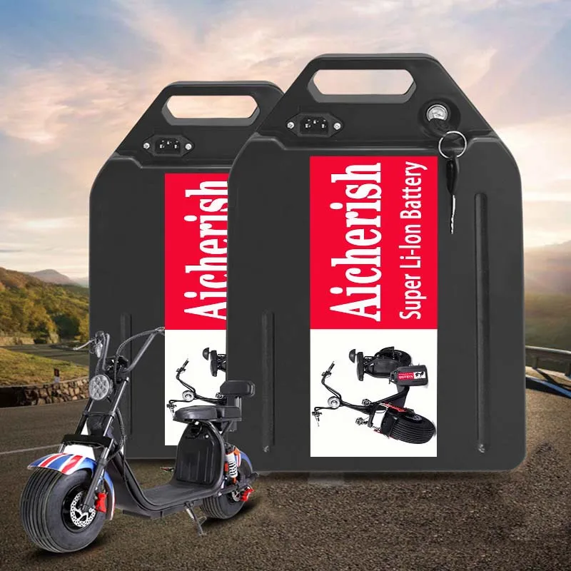 

Electric Car Trolling Motor 60V 21Ah 18650 Lithium Battery Two Wheel Foldable Scooter Bicycle for 1500W Citycoco X7 X8 X9