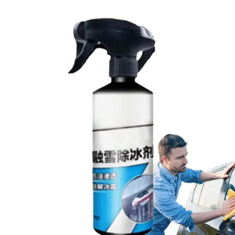

Car Deicer Spray 500ml Windshield Spray Snow Melting Spray Universal Ice Remover Spray Auto Anti Frosting Agent accessories