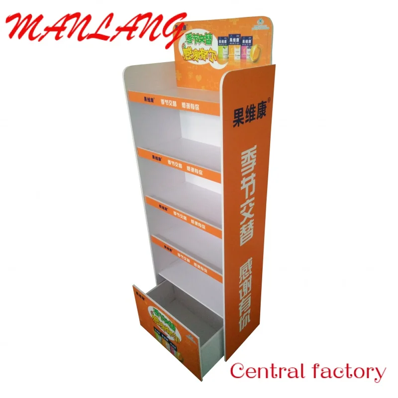 Прямая продажа Высококачественная трехслойная Полноцветная напольная стойка