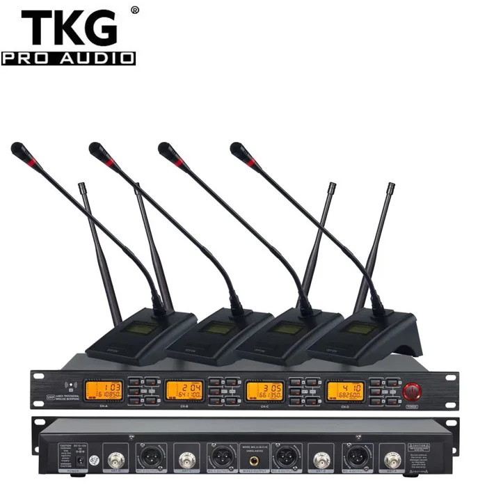 

TKG UR4000C 640-690 МГц UHF беспроводной микрофон для конференций