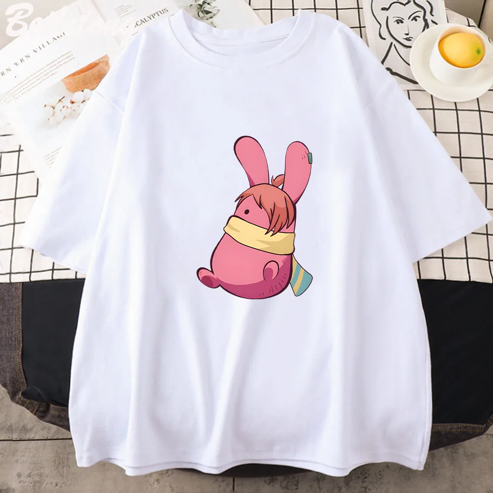 

Anime Toilet-Bound Hanako Kun Mokke T Shirt Cute Summer T-Shirts Japanese Fun Pink Sweet Girl y2k Cartoons Streetwear Harajuku