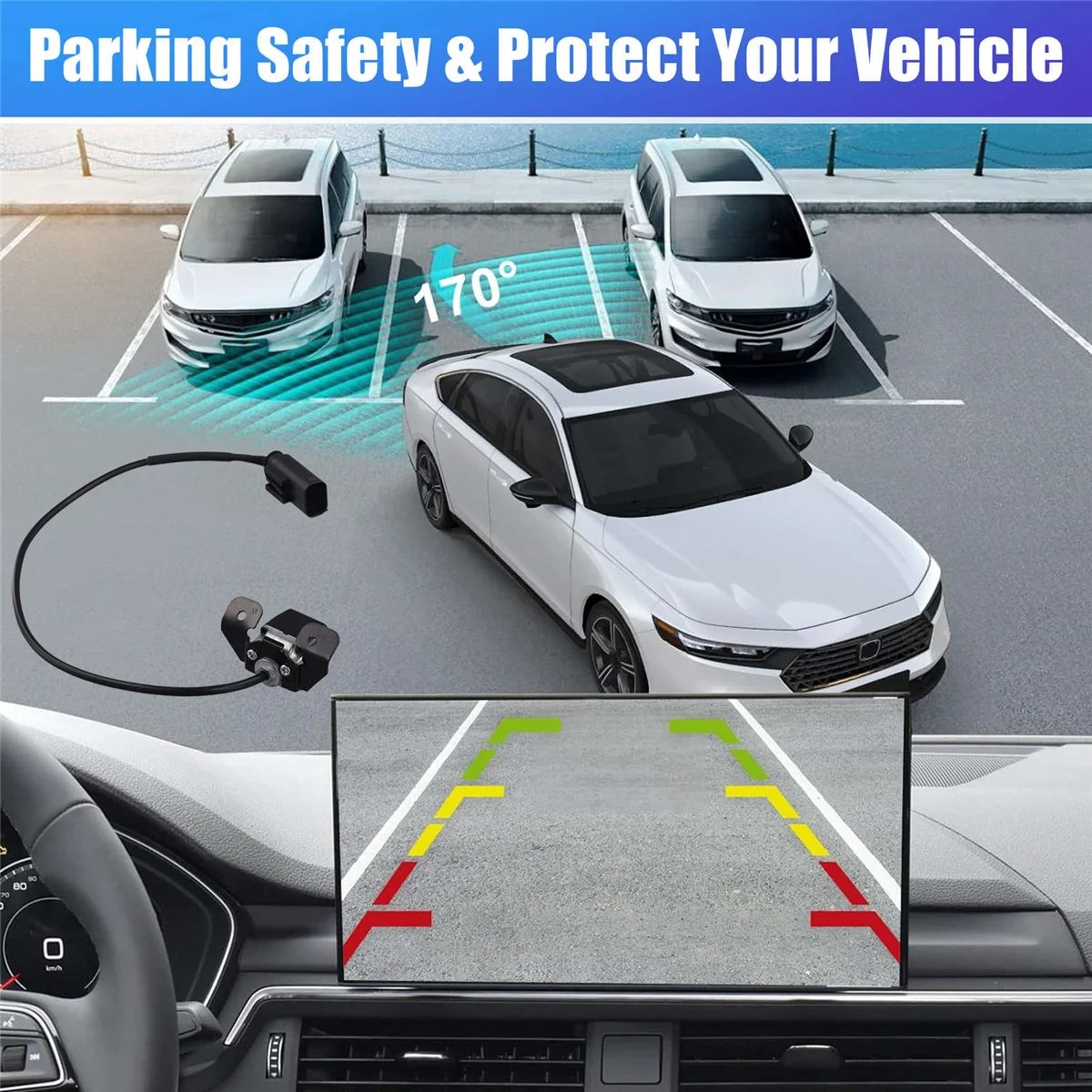 Автомобильная камера заднего вида резервная для помощи при парковке 95790-2S010