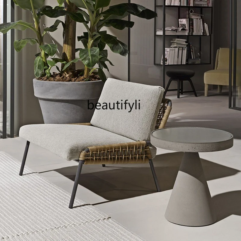 

GY Outdoor Balcony Small Table and Chair Three-Piece Outdoor Terrace Courtyard Villa Leisure Chair Tea Table Waterproof