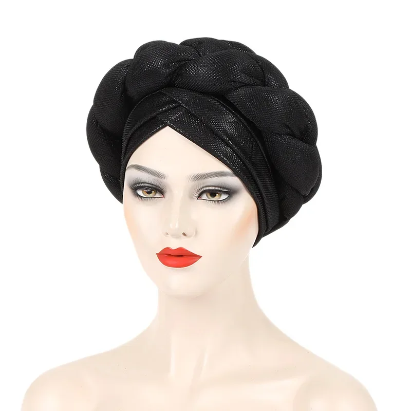 2024 тюрбан хиджаб для женщин лето-осень мусульманский головной убор Африканский