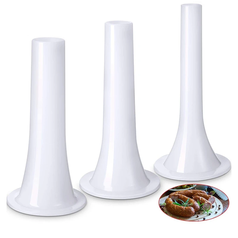 9 шт. пластиковые трубки для начинки колбас воронки инструмент наполнения размер