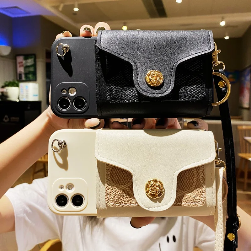 Кожаный кошелек для монет чехол телефона с отделением карт Huawei Y5 Y6 Y5P Y6P Y7 Y7A Y7P Y8P Y9A