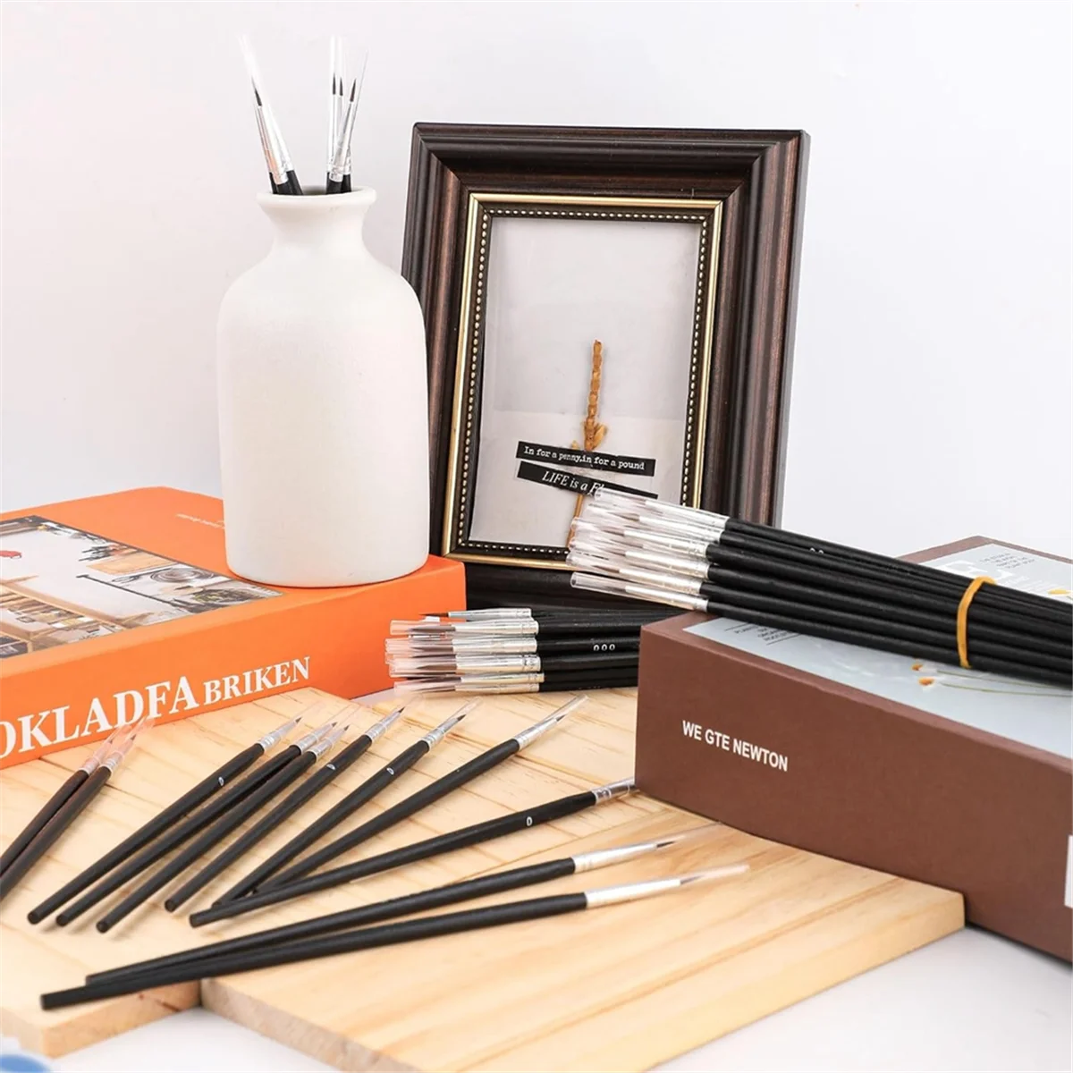 60 шт. кисти для рисования деталей кисть с тонким кончиком и 3 размерами 0 00 000