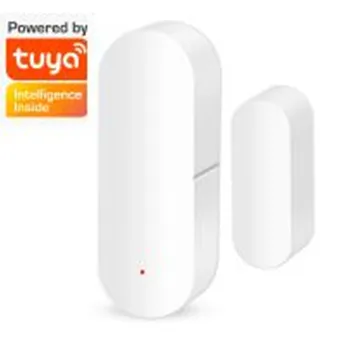 Tuya APP Remote Control WIFI Smart Door Contact For Home Security Alarm System Door Alarm Sensor Windows  Detector