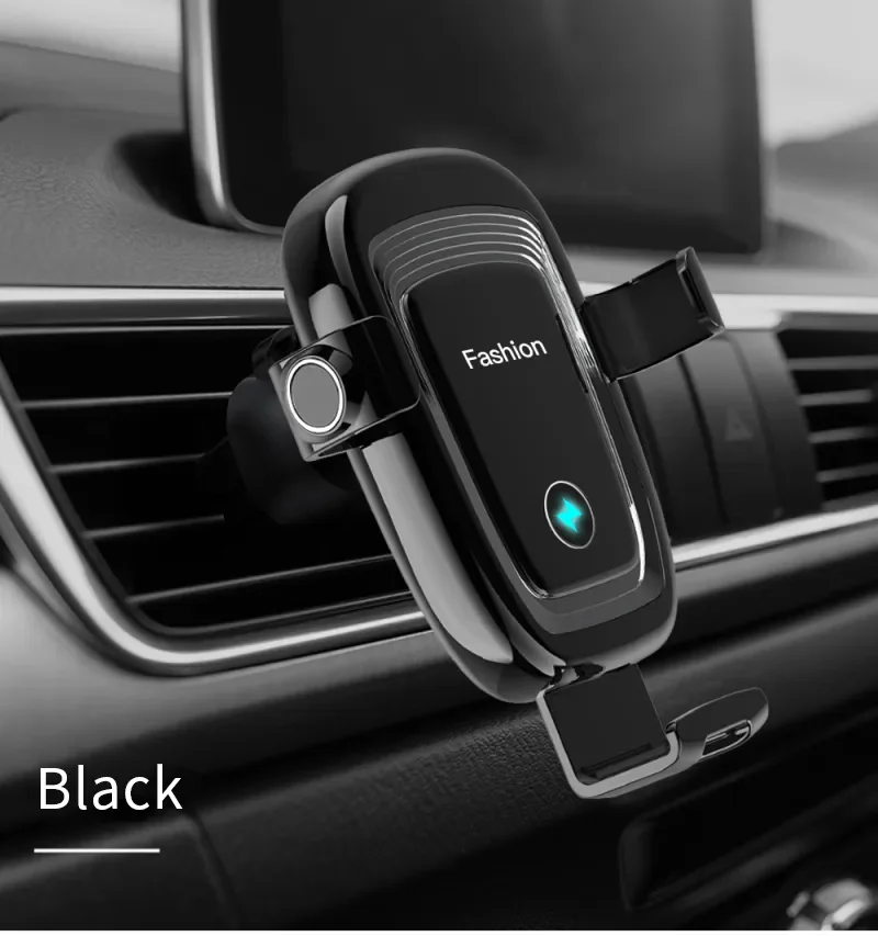 

Gravity Induction Car Wireless Charger 15W Fast Charge Car Mount Car Air Vent Clip Stand Car Accessories