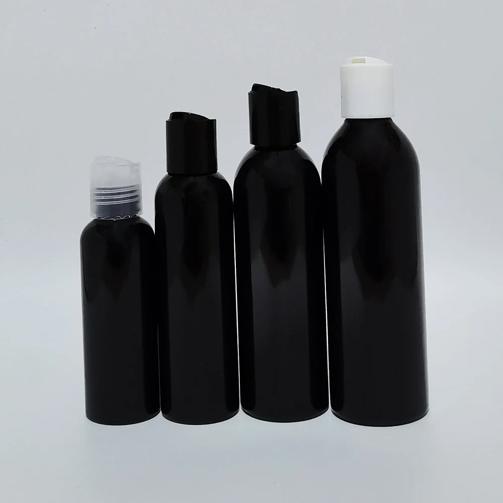 

100ml/150ML/200ml/250ml Empty Plastic Bottle Shampoo Shower Gel PET Bottle Cosmetic Cream Liquid Container With Disc Top Cap