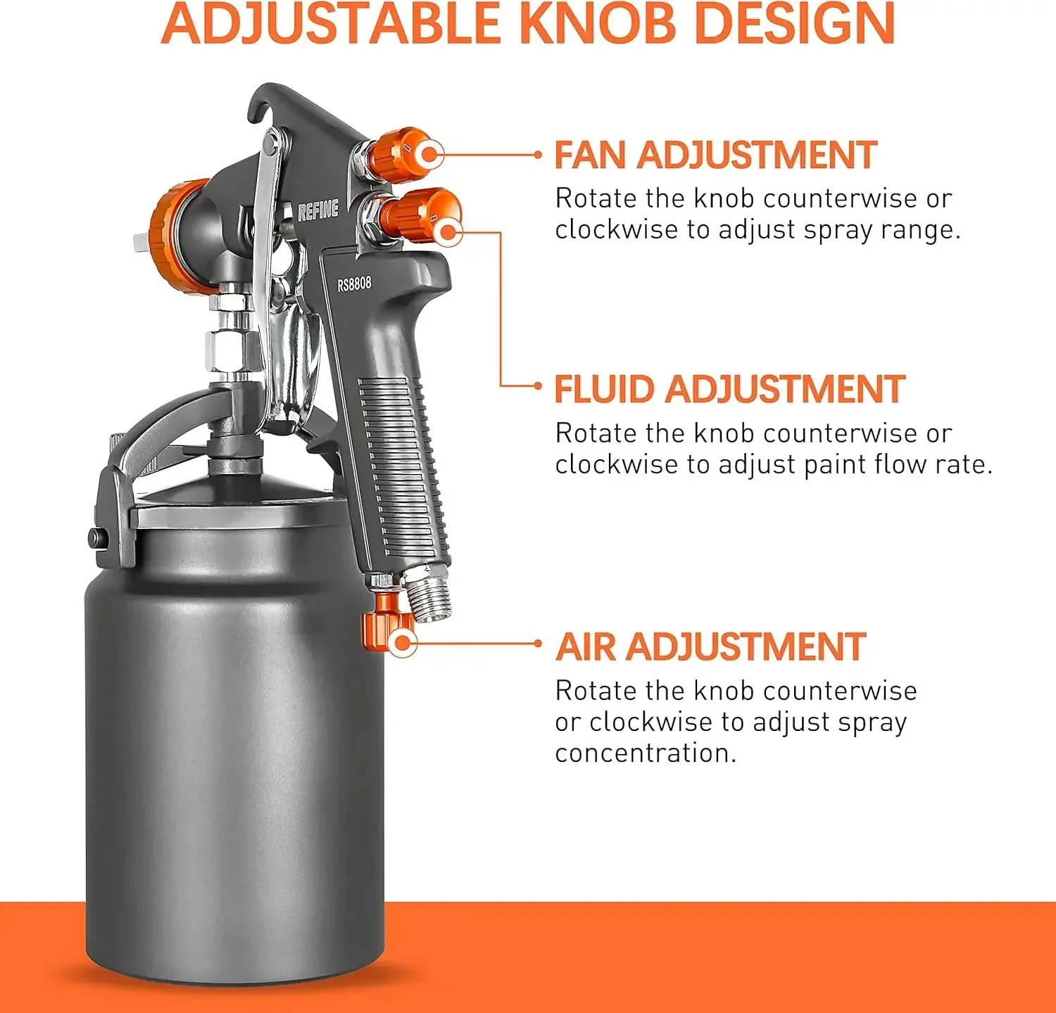 Пистолет-распылитель сифонный воздушный пистолет-распылитель сопло 1 8 мм