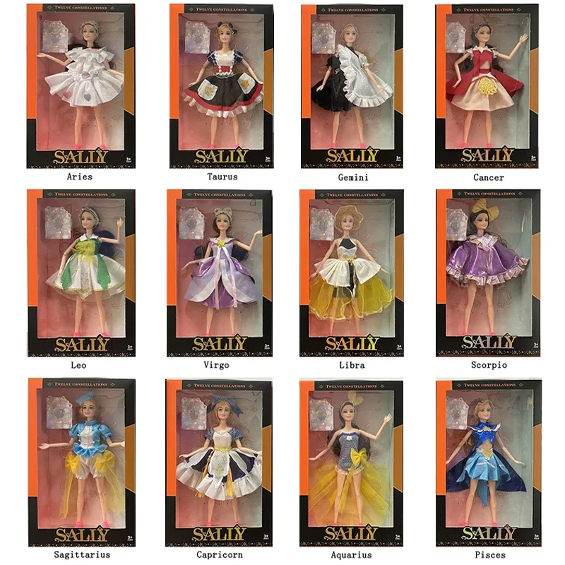 Шарнирная кукла с одеждой обувью и волосами 11 дюймов