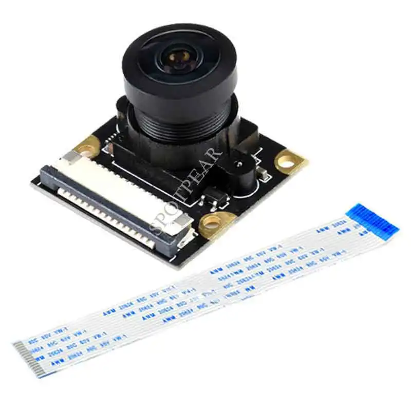 

Камера Raspberry Pi, камера черного/белого цвета, 1 МП, глобальный затвор, камера OV9281, угол обзора 160 °