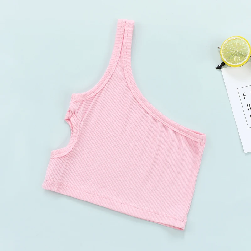 FOCUSNORM 3 цвета Летние Повседневные детские жилеты для девочек топы одежда