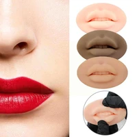makeup practice board 3d textured bionic silicone face skin eyelash lip soft color face tattoo practice smooth painting art g3p6