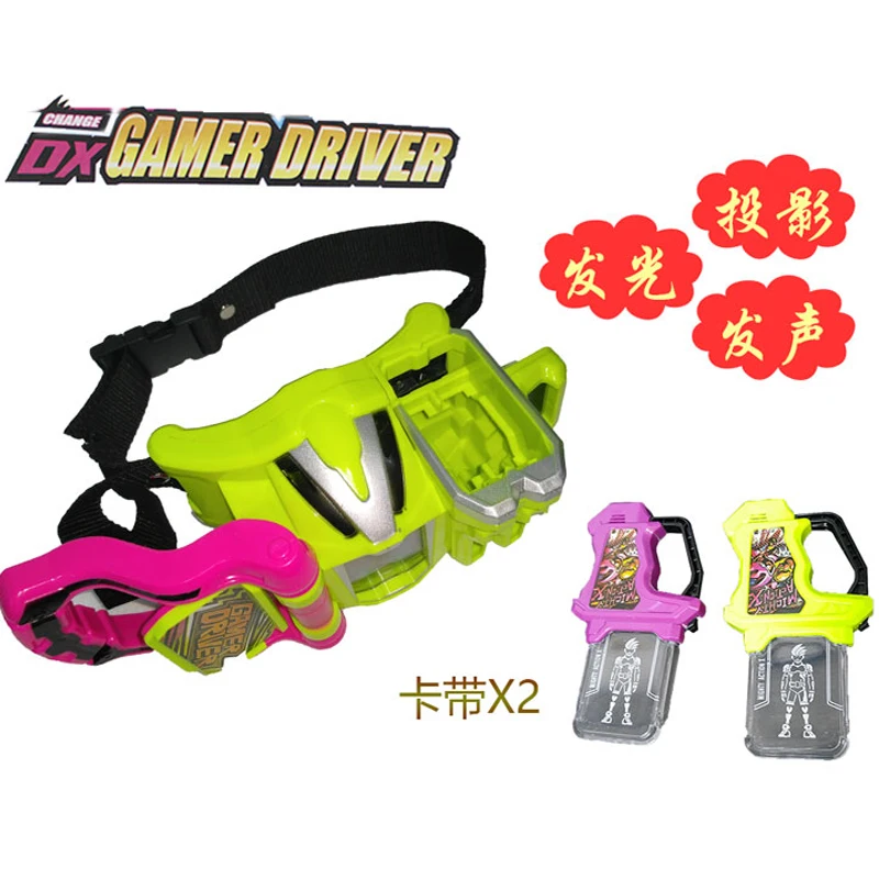 

Bandai DX Kamen Rider Ex-Aid Action Figure Super Girdle Model Toys Anime Masked Rider Belt Light Sound Morpher Belt Kid Toy