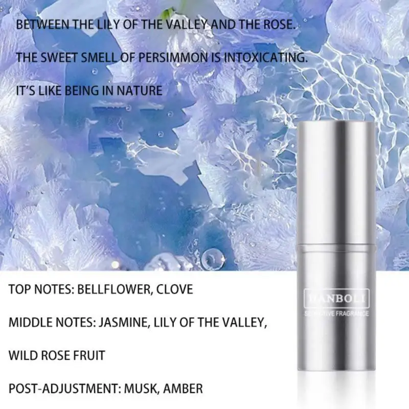 

1pc Seductive Heart Beats Solid Balm For Men And Women Natural Fresh Fragrances Portable Long Lasting Deodorant New Arrival
