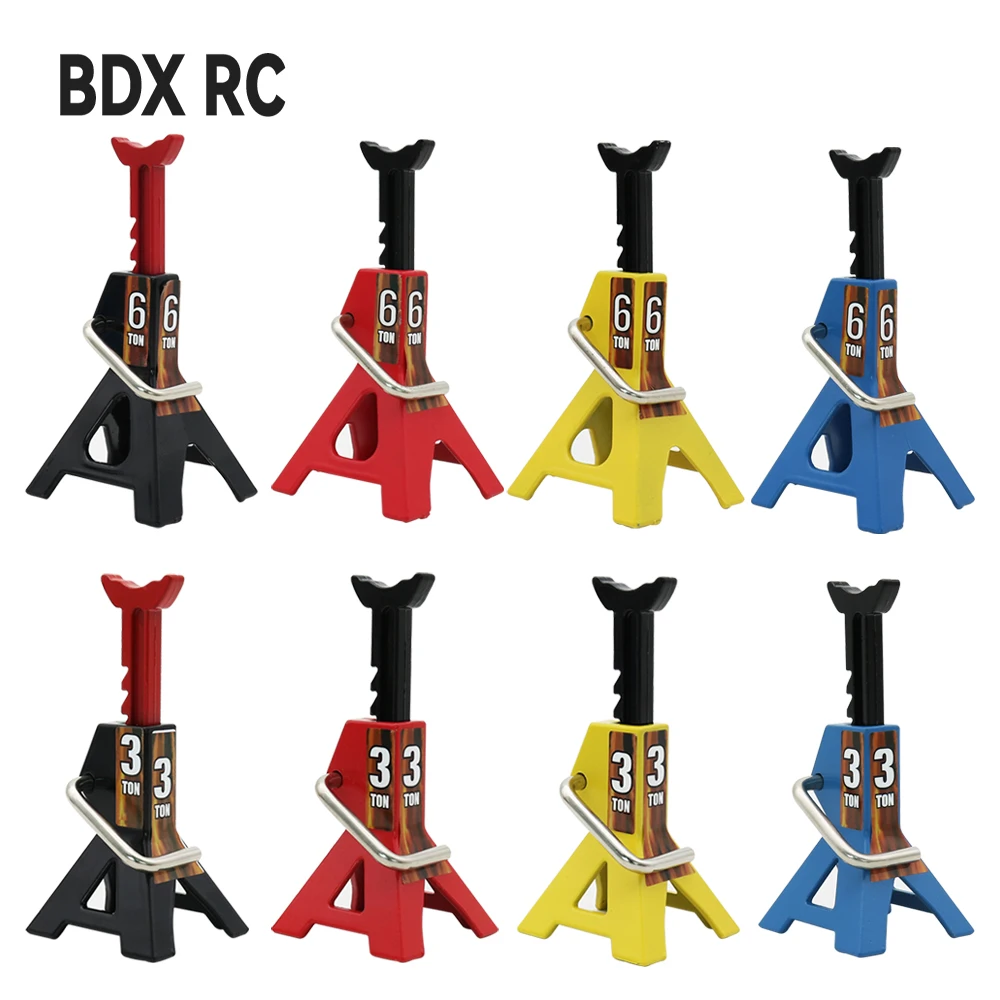 1/10 Metal Height Adjustable 3T 6T Jack Repair Stand Decoration Tool for RC Crawler Axial SCX10 Traxxas TRX4 Tamiya CC01 YK4082