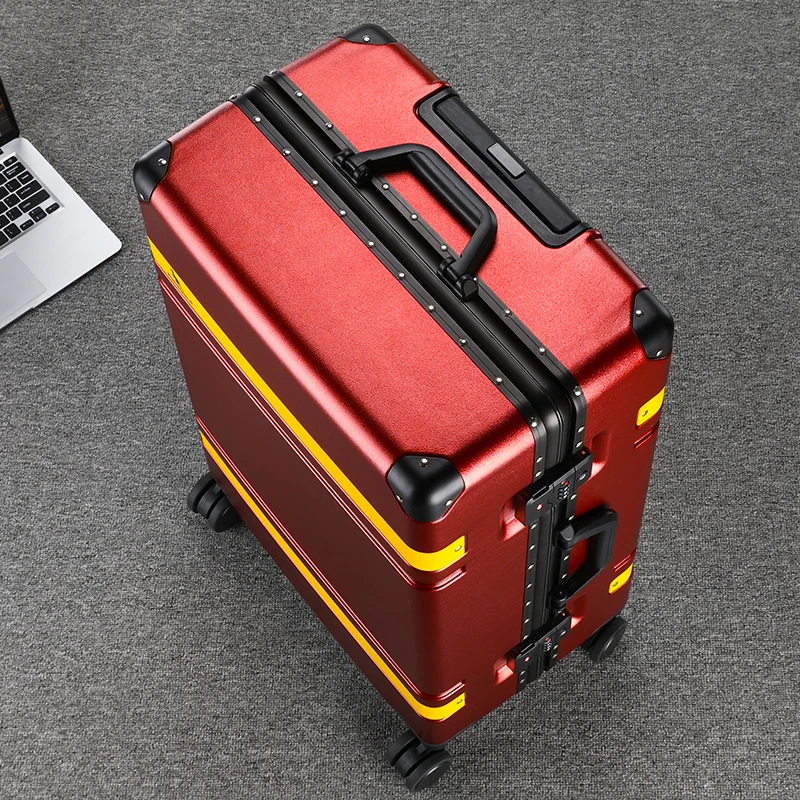 

SOLI2 luggage aluminum student trolley suitcase frame universal wheel luggage men women password travel boarding S11310-S11320