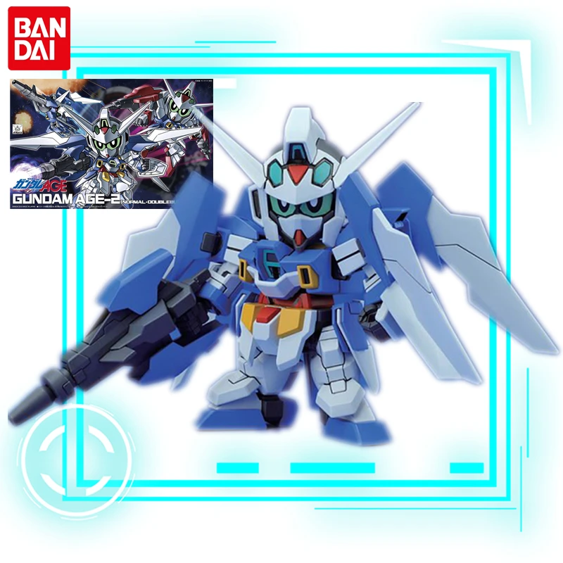 

Bandai Gundam Model Kit Anime Figure SD BB AGE-2 Normal Banshee Gundam Collection Gunpla Anime Action Figure Toys for Children