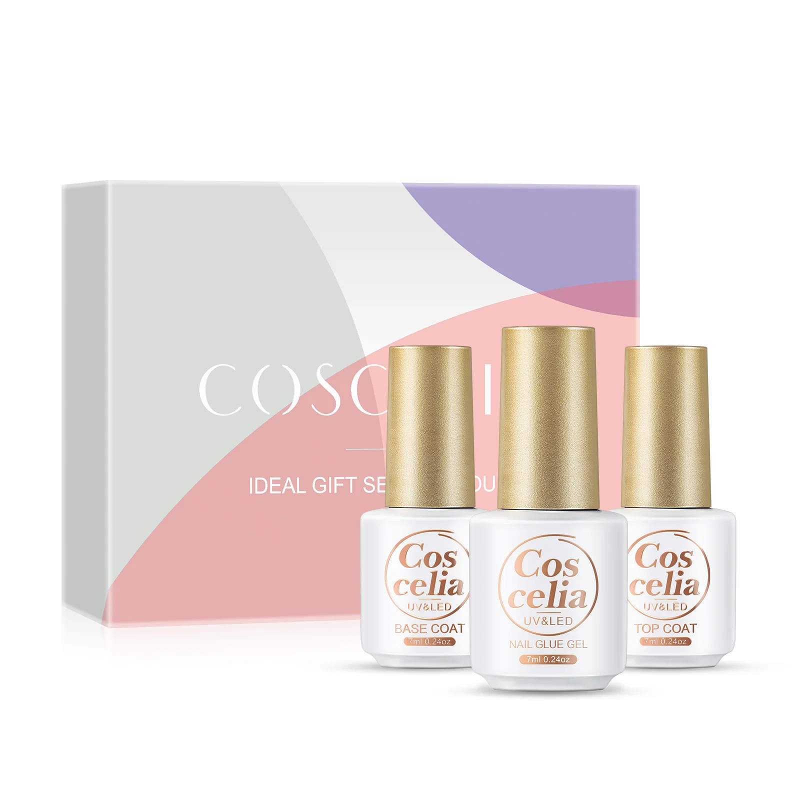 

Базовое и верхнее покрытие COSCELIA для гель-лака, лак, удаляемый замачиванием, искусство ногтей, Типсы, маникюрный гель, стойкий лак