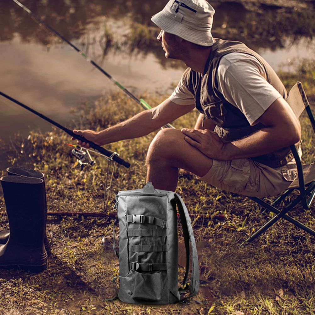 

Водонепроницаемая сумка для рыболовных приманок, сумка для рыболовных снастей, сумка для удочки для рыбалки, кемпинга, пешего туризма, занятий спортом на открытом воздухе