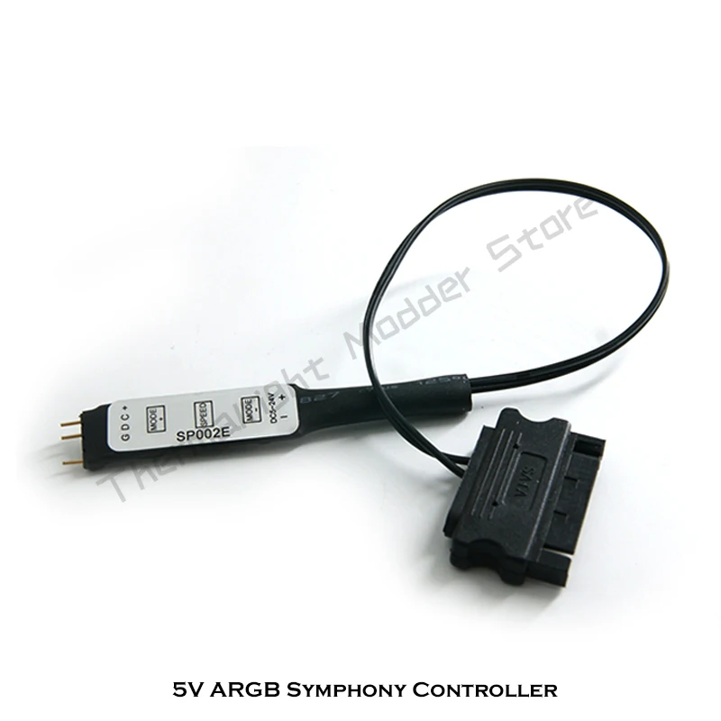 RGB контроллер с ручным управлением 5 В 3 контакта на SATA преобразователь источника
